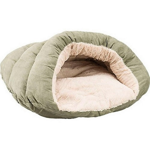 Pup Ice, Sleep Zone Cuddle Cave, 22 Inches, Sage