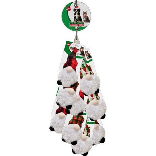 Pup Ice, Spot Holiday Gnome Catnip Clipstrip, 6 IN-6 PC,Assorted