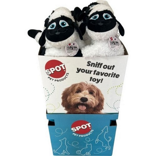 Pup Ice, Spot Baa Baa Blk Sheep Plush Dumpbin, 24 IN-12 PC