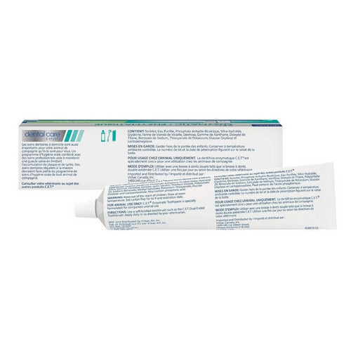 Virbac, C.E.T. Enzymatic Toothpaste Vanilla Mint, 2.5 Oz