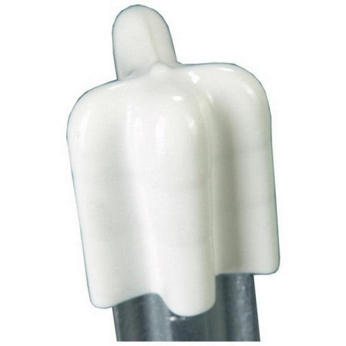 Dare, Dare T-Post Vinyl Safety Cap, 25 Pack,White