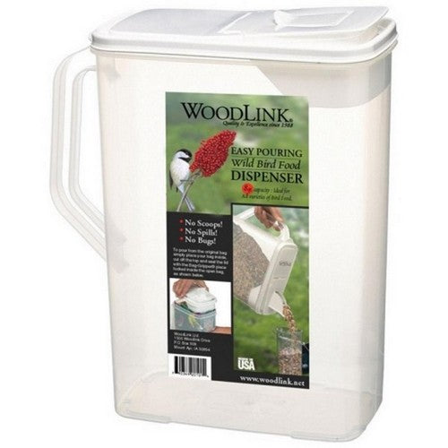 Dual-Pour Plastic Storage Container 8 QT,White by Audubon