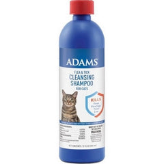 Adams Flea & Tick Cleansing Shampoo For Cats 12 Oz by C&S