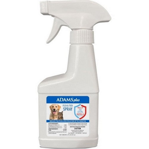 Adams Plus Flea & Tick Spray 8 Oz by C&S