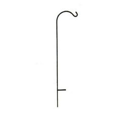 Single Shepherd Hook 48 Inches, Black by Audubon