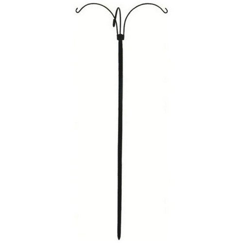 Three Arm Shepherd Hook 36 Inches, Black by Audubon