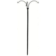 Three Arm Shepherd Hook 36 Inches, Black by Audubon