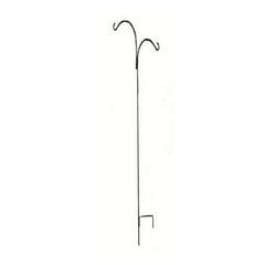 Promo Double Shepherd Hook 84 Inches, Black by Audubon