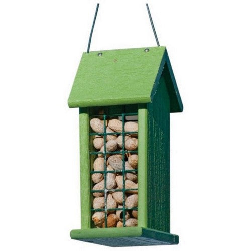 Audubon, Going Green Full Shell Peanut Feeder, 1.75 Gallons CAP,Green