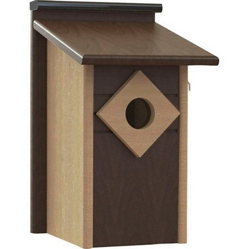 Audubon, Going Green Bluebird House, 7 X 8 X 12.4 Inches, Tan/Brown
