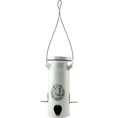 Milkhouse Vintage Can Seed Feeder 4 LB CAP,White by Audubon