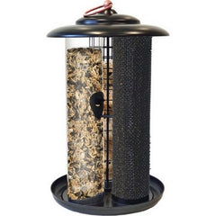 Modern Farmhouse Triple Tube Feeder 4.5 LB CAP,Black by Audubon