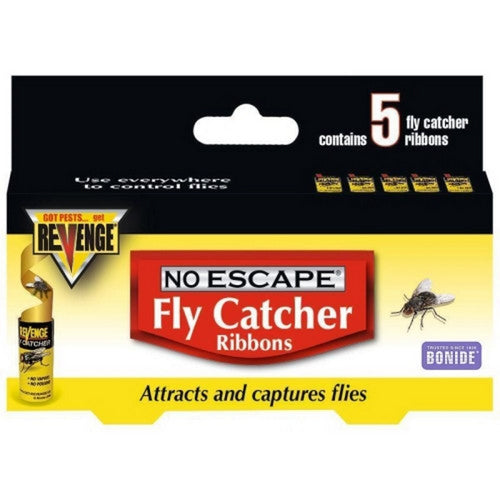 Revenge No Escape Fly Catcher Ribbons 5 Pack by Revenge