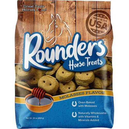Rounders, Rounders Horse Treats, 30 Oz, Molasses