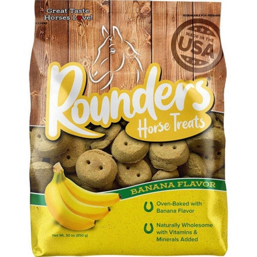 Rounders, Rounders Horse Treats, 30 Oz, Banana