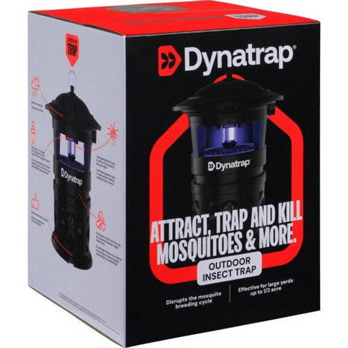 Dynatrap, Dynatrap Outdoor Led Mosquito & Insect Trap, 1/2 ACRE,Blk