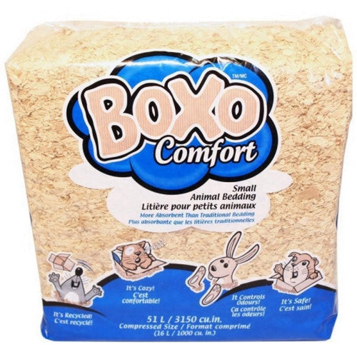 Boxo, Boxo Comfort Small Animal Bedding, 51 Litres,Natural