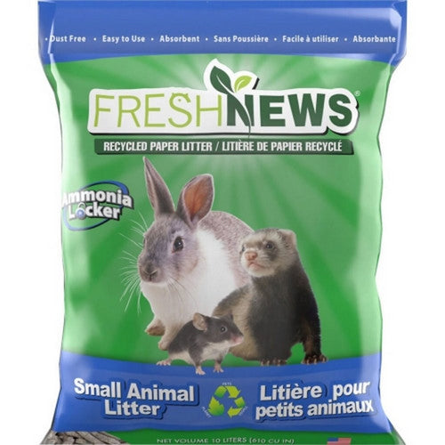 Fresh News, Fresh News Small Animal Litter, 10 L,Gray