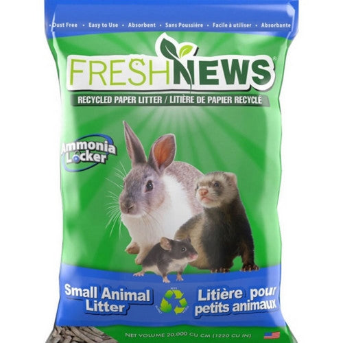 Fresh News, Fresh News Small Animal Litter, 20 L,Gray