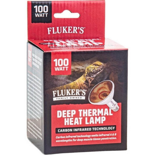 Fluker's, Deep Thermal Heat Lamp, 100 WATT