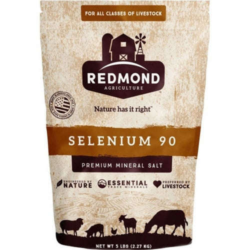 Redmond, Redmond Selenium 90 Mineral Salt, 5 Lbs