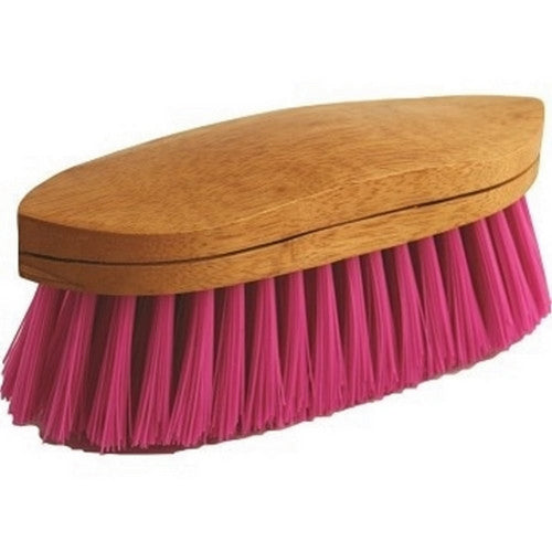 Legends, Legends Belmont Poly Curved Back Grooming Brush, 8.25 Inches, Magenta