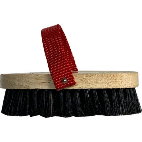 Legends, Legends Charlotte Boar Mini English Style Brush, 4.5 Inches, Black
