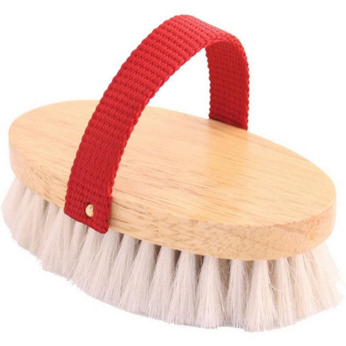 Legends, Legends Ariana Goathair Mini English Style Brush, 4.5 Inches, White