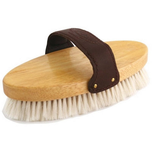 Legends, Legends Mohair Goathair English Style Finish Brush, 7.5 Inches, White