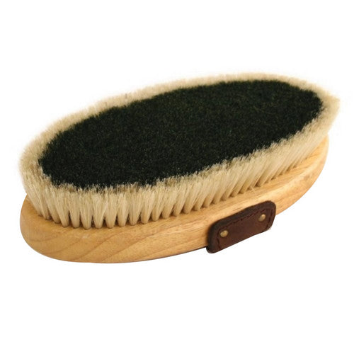 Legends, Legends Rugby Horsehair/Boar English Style Brush, 7.5 Inches, Green