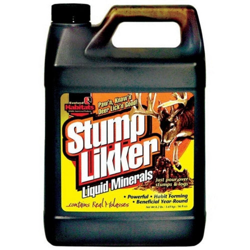 Evolved, Evolved Stump Likker Deer Attractant, 1 Gallons,Molasses
