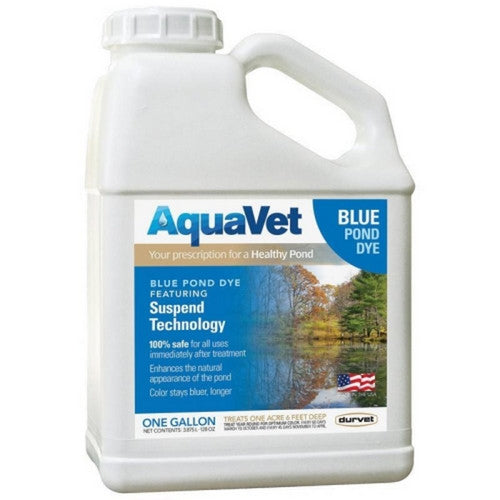 Aquavet, Aquavet Pond Dye W/Suspend Technology, 1 Gallons,Blue