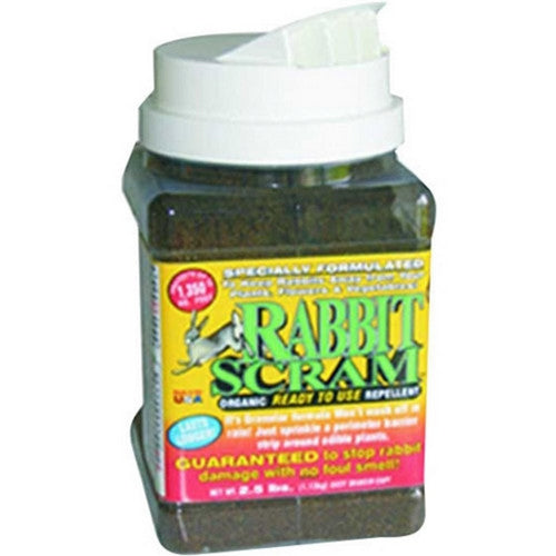 Scram, Rabbit Scram All Natural Granular Repellent, 2.5 Lbs