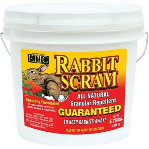 Scram, Rabbit Scram All Natural Granular Repellent, 5.75 Lbs