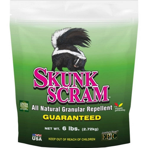 Scram, Skunk Scram All Natural Granular Repellent, 6 Lbs