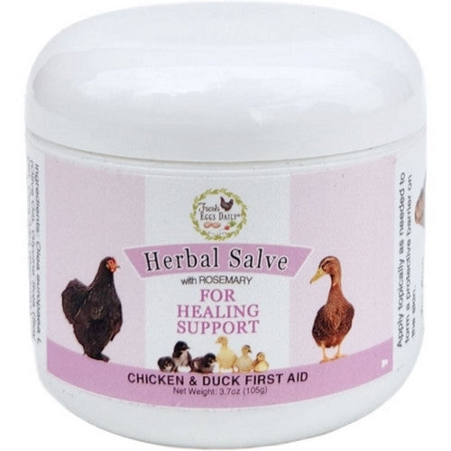 Fresh Eggs Daily, Herbal Salve With Rosemary For Healing Support, 3.7 Oz