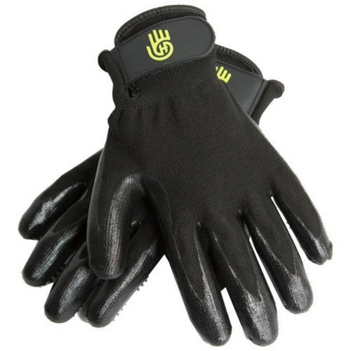 Hands On, Hands On Grooming & Bathing Gloves, 1 Each /  Large,Black
