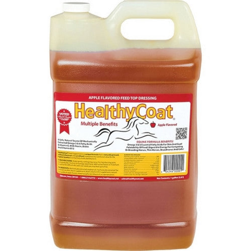 Healthycoat, Healthycoat Horse Food Supplement, 2.5 Gallons,Apple