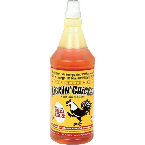 Healthycoat, Healthycoat Kickin' Chicken Food Supplement, 1 QT