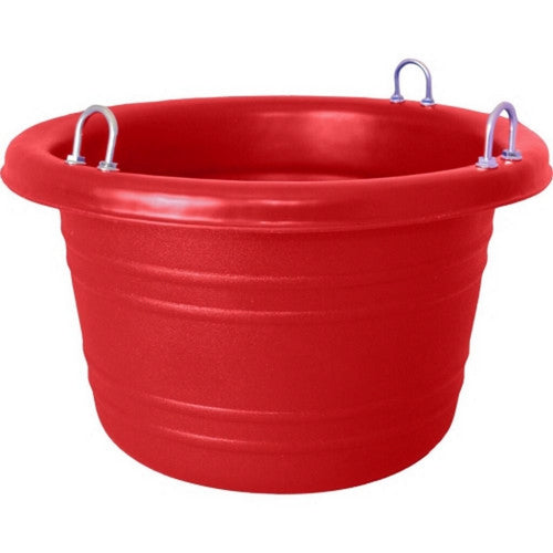 Horsemens Pride, Horsemen'S Pride Feed Tub, 18 QT-14 X 9 Inches, Red