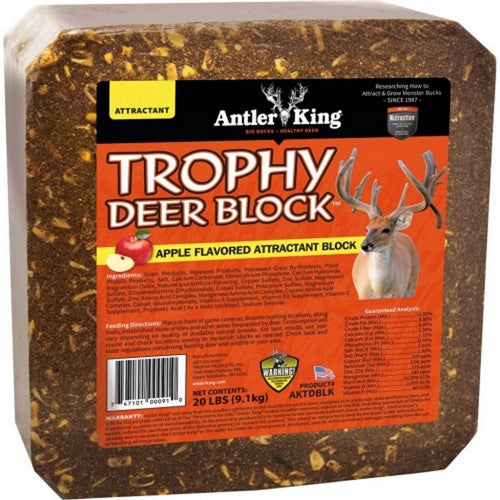 Trophy Deer Block 20 Lbs,Apple by Antler King