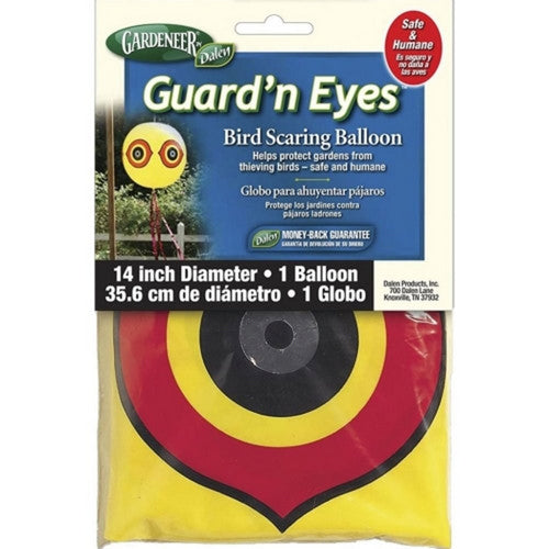 Dalen, Guard'N Eyes Bird Scaring Balloon, 14 Inches,Yellow
