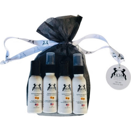 Knotty Horse Products, Knotty Horse Try Me Travel Set Apricot Oil, 1 Oz / 4 Pack