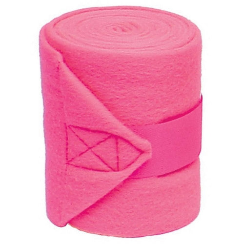 Partrade, Polo Fleece Bandages, 9 Feet-4 Pack,Pink
