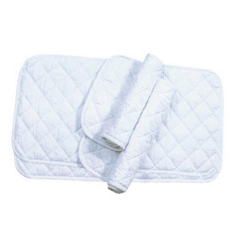 Horse & Livestock Prime, Quilted Leg Wrap, ASST-4 Pack,White