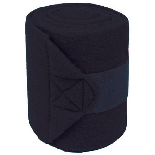 Partrade, Polo Fleece Bandages, 9 Feet-4 Pack,Black