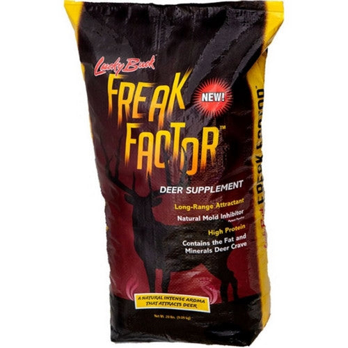 Lucky Buck, Freak Factor Deer Supplement, 20 Lbs,Spicy Apple