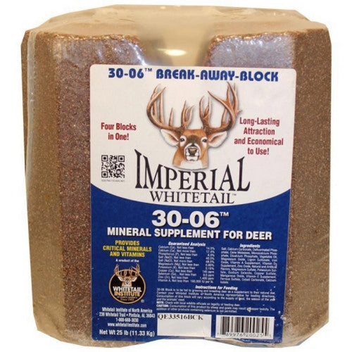 Imperial Whitetail, Imperial Whitetail 30-06 Mineral/Vitamin Block, 20 Lbs