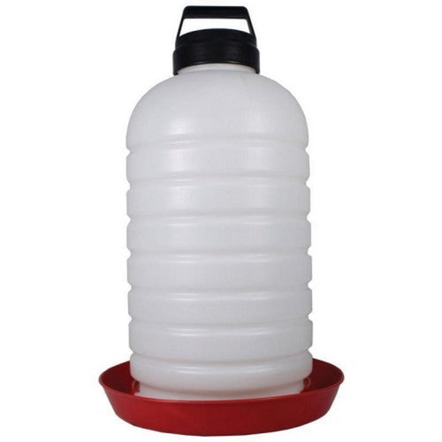 Farm-Tuff, Farm-Tuff Top Fill Poultry & Game Bird Fountain, 7 Gallons,Opaque/Red