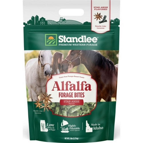 Standlee Premium Western Forage, Standlee Alfalfa Forage Bites, 5 Lbs,Anise